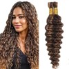 Tuheerst Human Braiding Hair For Boho No Weft P4/30 Highlight