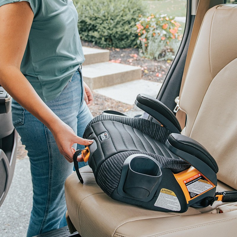 Chicco GoFit® ClearTex® Plus Backless Booster Car Seat, Latch Attachment,