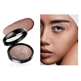 Polvo Compacto Mate de Larga Duració, Polvo Compacto con Fórmula Ligera – Efecto Natural, Control de Grasa y Textura Ultrafina para un Maquillaje Perfecto (Levadura en polvo, 04#)