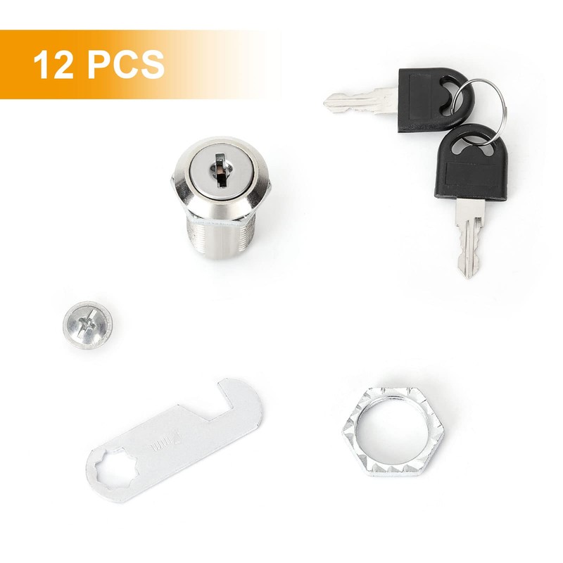 JMIATRY 12 Pack Security Cam Lock 30mm, Security Mailbox Locks