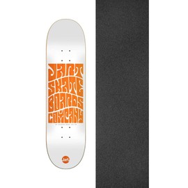 Jart Skateboards Woodstock Skateboard Deck - 8.12" x 31.6" with Jessup Black Griptape - Bundle of 2 Items