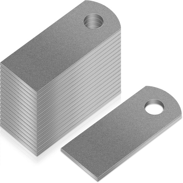 Hicarer 30 Pcs Steel Weld Tab Flat Tab Brackets 1"