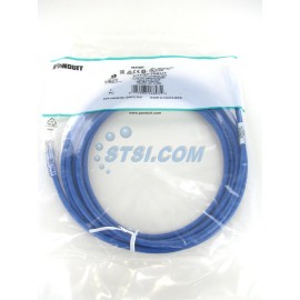 Panduit UTPSP10BUY Cat6 Network Modular Patch Cable/Cord, 10 Ft Blue ~STSI