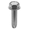 100 1/4-20x3/8 Hex Wash Head Thread Cutting Screw Zinc
