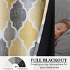 Beauoop Moroccan Blackout Curtain Panels For Sliding Patio Door Lattice