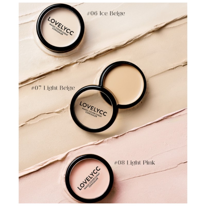 LOVELY CC Magic Cover Cheat Concealer 12g, Shade:08 Light Pink