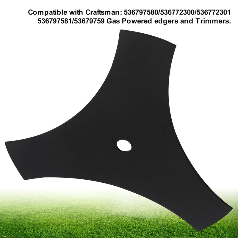 71-85716 3-Point 9" Length Edger Blade Compatible with Craftsman Gas