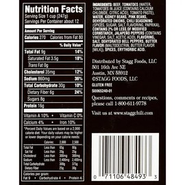 Stagg 2 Pack - Stagg Silverado Beef Chili with Beans 15 oz., 6 pk.