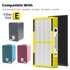 3 Pack FLT4100 HEPA Replacement Filter Size E Compatible With