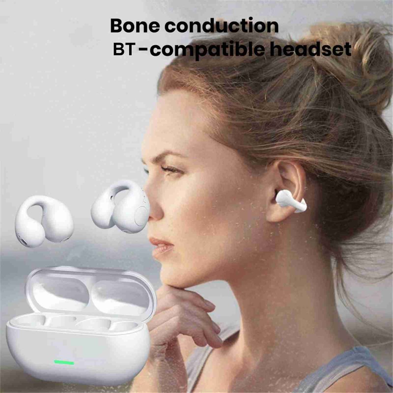 Bluetooth Earphones Smart Touch Control Ergonomic Wireless Cilp Ear Bone