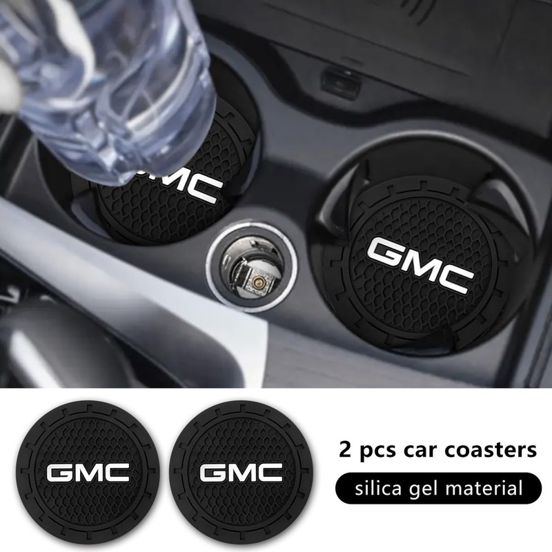 Car Cup Holder Coaster for GMC Silicone Cupholder Coaster,Car Interior