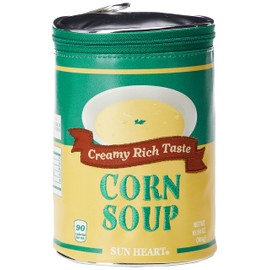 Marushin 0585004600 Pouch, Corn Soup Can, H 5.5 x φ3.9 inches (14 x 10 cm), Stand Up Slim, Funny Pen Holder