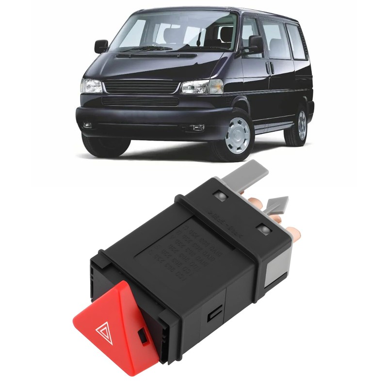 EMSea Warnblinkschalter Kompatibel mit VW Transporter T4 1990-2003 6N0953235B