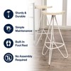 JONATHAN Y BSL1002D Trinity 30" Modern Industiral Iron Tripod Backless
