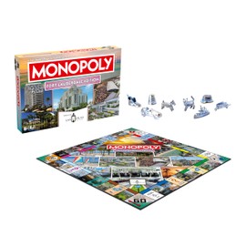 Monopoly Board Game - Fort Lauderdale FL Edition : 2-6 Players Family Board Games for Kids and Adults, Board Games for Kids 8 and up, for Kids and Adults, Ideal for Game Night