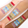 DE'LANCI Green Glitter Liquid Eye Shadow, Bright Glitter Eye Make-Up,