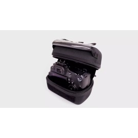 For Nikon, For Sony Quick Access DSLR Hard Shell Camera Case w/ Accessory Storage & Padded Interior