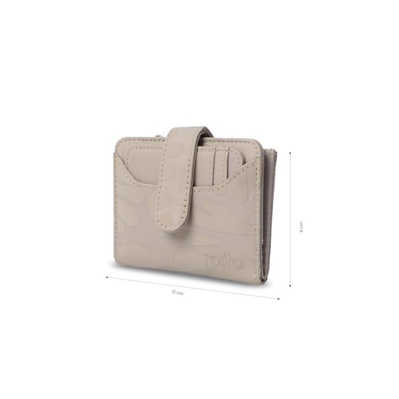 TOTTO Cartera de Dama - Mujer con sistema RFID Blocker