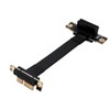 XRIKUI Dual 90Degree Right Angle PCIe 3.0 x1 Extension Cable