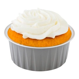 Restaurantware 4 Ounce Disposable Ramekins 100 Round Creme Brulee Disposable Cups - Oven-Safe For Cupcakes And Muffins Gray Aluminum Disposable Baking Cups Freezer-Safe Lids Sold Separately