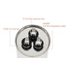 Powswopx 45+5 uF 45/5 MFD ±6% 370V/440VAC CBB65 Dual Run