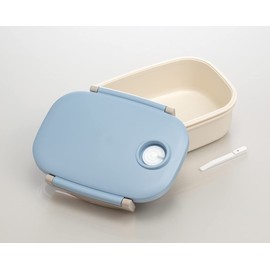 Skater MPP4N-A Vacuum Container, Storage Container, Medium, Sealed Container, Blue, Made in Japan, 20.3 fl oz (600 ml)