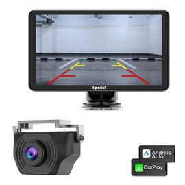 2024 Car Play Screen with Radar Backup Camera, Spedal CL796Pro - Wireless CarPlay & Android Auto, Night Vision HD 170° Ultra Wide Angle Wave Radar Reversing Camera
