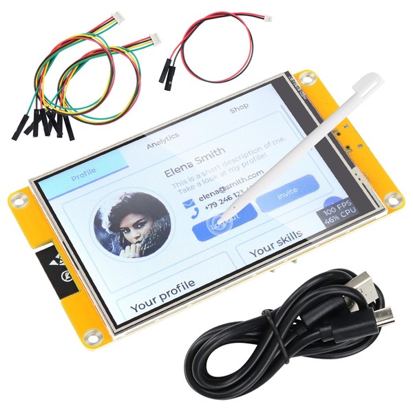 FREENOVE Freenove ESP32 Display CYD, 4.0 Inch Touchscreen Monitor, 320x480