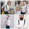 ZHEJIA Men's Y-Shaped Suspenders, 1.4 inches (35 mm) Wide, Formal,