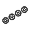 4Pcs Luggage Wheels 360 Degree Rotation Quiet Operation Replacement Universal
