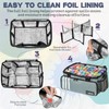 ORKELS Craft Paint and Marker Organizer, Acrylic Paint Storage Bag