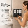 Dispensador de champú y cuidado del cabello antideslizante para baño