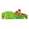 Inware 34080r Children's Wooden Coat Rack Riding Design