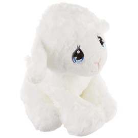 Aurora® Adorable Precious Moments™ Luffie Lamb Stuffed Animal - Heartwarming Toy for Comforting Children - for Sentimental Gifts, Birthdays, and Adults - White 7.5 Inches