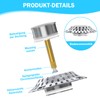 ATSGJLZN Bath Plug 2-in-1 Drain Strainer Shower Made of Brass,