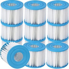 FILTREN Pool Filter Cartridge Type H Filter Cartrige Replacement. (12 Pack)