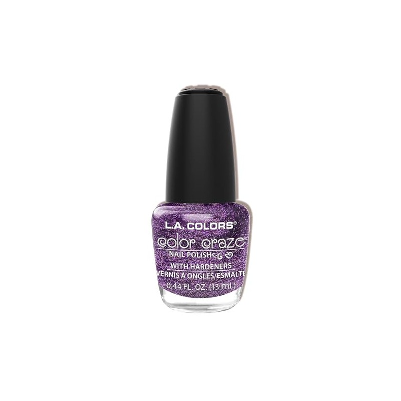 L.A. COLORS Color Craze Nail Polish, Razzle CNP553