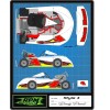 RPM RACING GO KART WRAP WITH FRONT AND REAR NUMBERS, graphics, decals, wraps-Style4