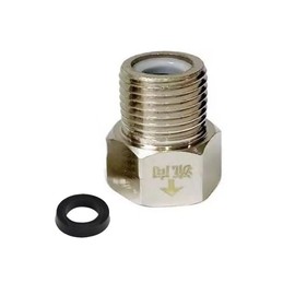Brass Check Valve G1/2", Non Return Connector Valve Backflow Preventer One Way Check Valves for Rv Heater, Toilet, Water Tower (Silver, Male Flow to Female)
