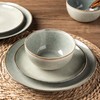 AmorArc Ceramic Dinnerware Sets for 4, 12 Pieces Handpainted Stoneware