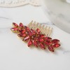 SWEETV 5 Pack Bridal Wedding Hair Side Combs+U-shaped Rhinestone Hair