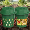 HCGADON 2-Pack InGround Compost Bin for Garden Beds, 8L Worm