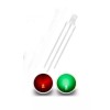 TECHZONE 3mm Red & Green Diffused LED Common Cathode Bicolor