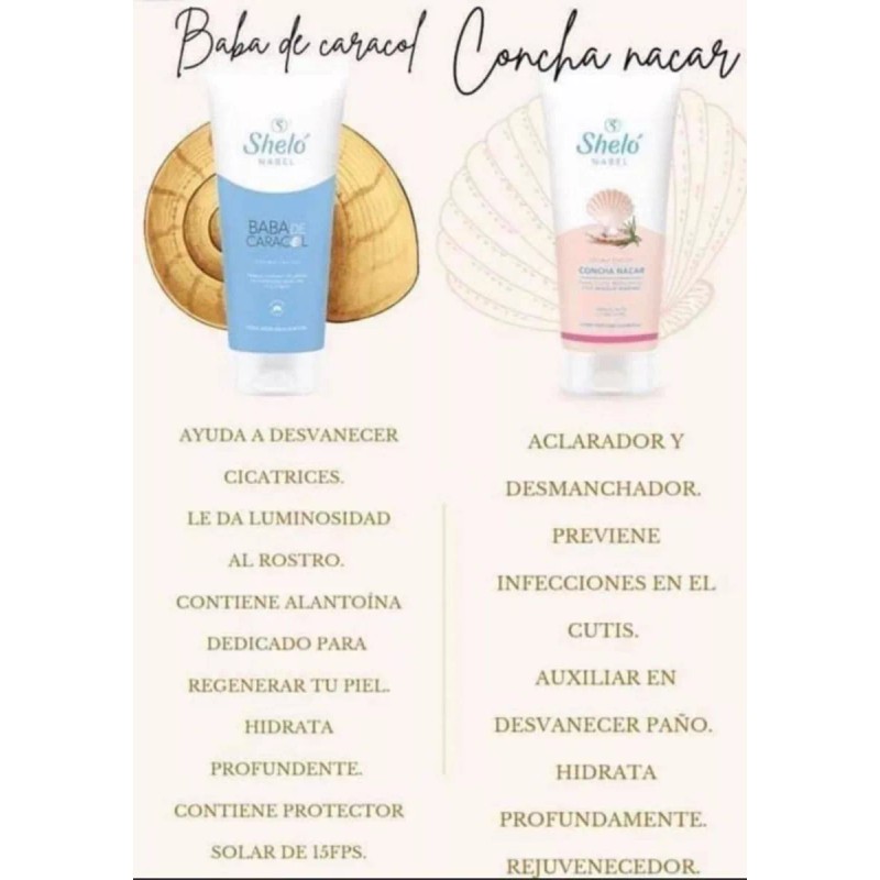 Sheló Nabel Tratamiento Para Manchas Cara Y Cuello - Concha