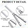 PLABBDPL Butterfly Comb Butterfly Comb Foldable Pocket Comb Spring Hair