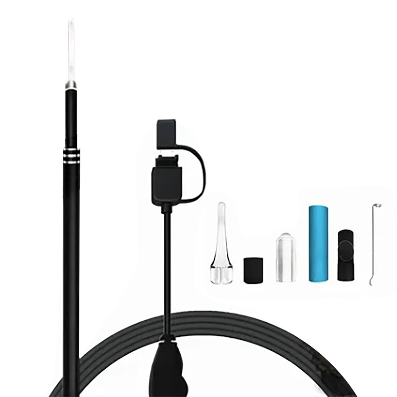 Ear Wax Removal Endoscope 6 LED Adjust Light Clear Image