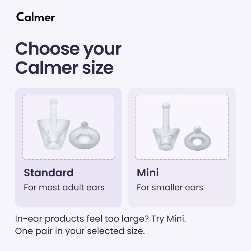 Flare Audio Calmer Mini | Noise Reducing Ear Plugs Alternative