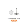 METALLIXITY Upholstery Nail Tacks (19x25x1.2mm) 25Pcs, Iron Flat Head Push