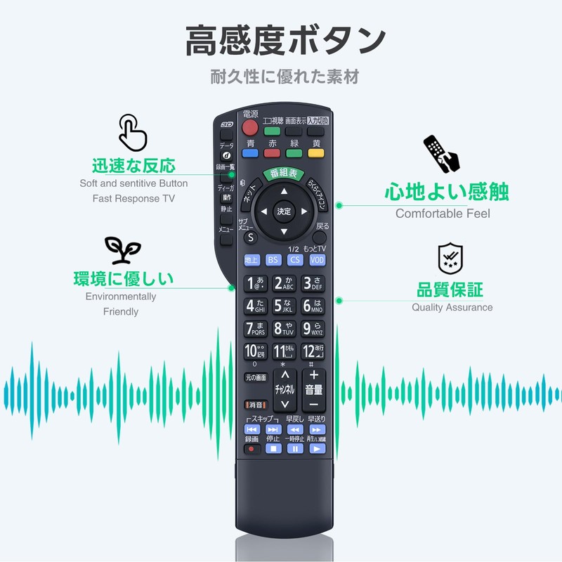 TV Remote Control N2QAYB000732 for Panasonic VIERA Remote Control Panasonic