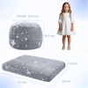 COMAX Kids Bean Bag Chair Turn into Beanbag Bed, Unicorn